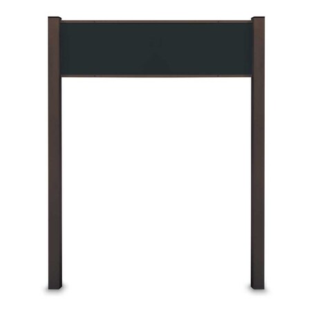 United Visual Products Corkboard, Fabric, Blk/Sprc, 3 Door, 72x48" UV307-BLACK-DRKSPR